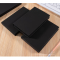 Uptodate Creative Notepad Blank Black Pardboard Inneres Seite Diary Book DIY Notebook Schwarz Seite A5 Gedrucktes Logo Anpassend